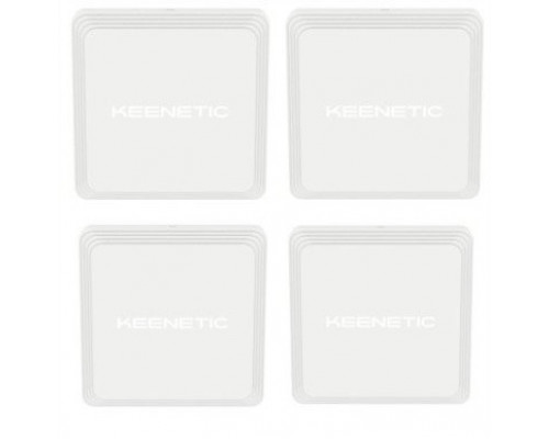 Keenetic Voyager Pro AX1800 Mesh WiFi-6 Router/rozszerzacz/punkt dostępowy, 4 sztuki w zestawie