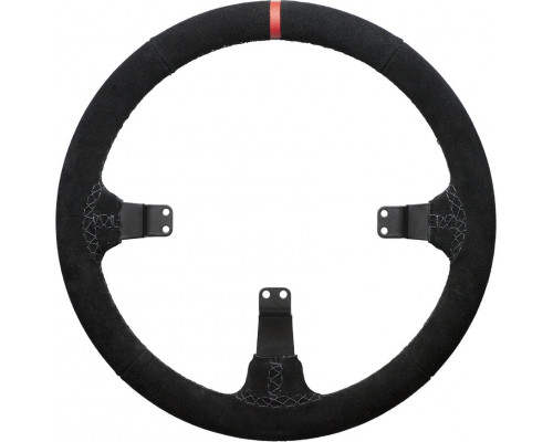 Asetek SimSports Lenkradkranz, gewölbt, 340 mm - schwarz, wildleder