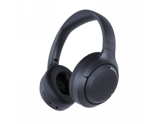 Happy Plugs Play Lite - wireless nauszne z wejściem 3,5 mm i wbudowanym radiem (black)