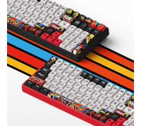 IQUNIX F97 Graffiti Blaze Wireless Gaming Tastatur, RGB - Moonstone-Turbo-Switches