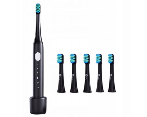 infly P60 Black | Brush sonic + 5 wymiennych główek | do 19000 obr/min, IPX7