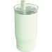 Quokka Thermal mug Mist of steel stainlessj 720 ml with a straw (Pastel Green)