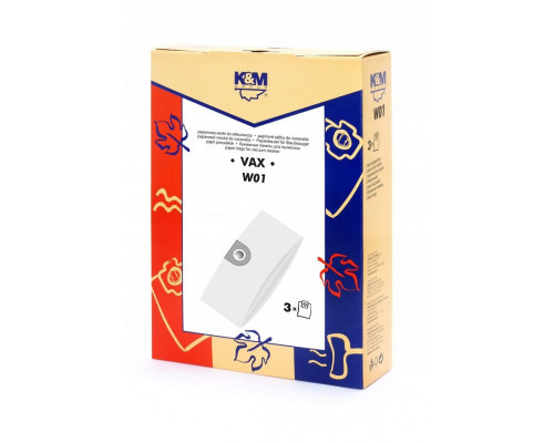 K&M Vacuum cleaner bag VAX (3pcs)