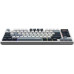MSI FORGE GK600 TKL WIRELESS SKY | Gaming Keyboard | Wireless | US | Bluetooth | 2.4 GHz, Bluetooth, USB 2.0 | Mechanical Linear