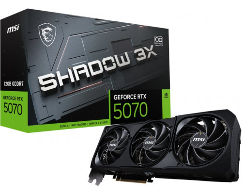 MSI GeForce RTX 5070 Shadow 3X OC 12GB GDDR7 DLSS4
