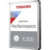 Toshiba X300 Performance HDWR780UZSVA - Festplatte - 8 TB - intern - 3.5" (8.9 cm) - SATA 6Gb/s - 7200 rpm - Puffer: 512 MB