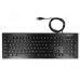 Delock USB Tastatur przewodowa 1,5 m czarny (Water-Drop)