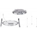 Sennheiser TeamConnect Ceiling Medium TCC M-F-W - Kit - RJ-45 - weiss