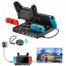 Unitek station charging Switch with  prwith ełącwith nikiem i cwith ytnikiem kart for games