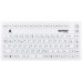 Gett GETT InduProof Smart Compact Silikonowa klawiatura IP68 wodoodporny można dezynfekować 86 Tasten Farbe: biały USB Layout: US i EU