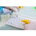 Gett GETT InduProof Smart Compact Silikonowa klawiatura IP68 wodoodporny można dezynfekować 86 Tasten Farbe: biały USB Layout: US i EU