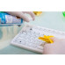 Gett GETT InduProof Smart Compact Silikonowa klawiatura IP68 wodoodporny można dezynfekować 86 Tasten Farbe: biały USB Layout: US i EU
