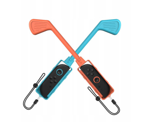 2x Kij For Golfa Golf Joy-con Nintenfor Switch 2 / Nsw 2 / Blue I Pomarańcwith owy / Jys-ns2265