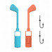 2x Kij For Golfa Golf Joy-con Nintenfor Switch 2 / Nsw 2 / Blue I Pomarańcwith owy / Jys-ns2265