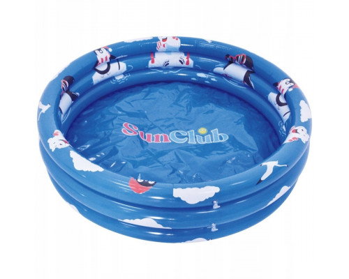 BASEN DZIECIĘCY 3-PIERŚCIENIOWY PINGWINY 100x23CM 51231