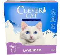 Clever Cat kattegrus Lavendel 10 L