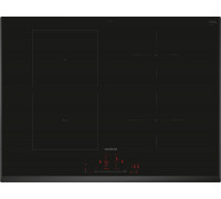 Siemens iQ500 ED751HSC1E, Black, Built-in, 70 cm, Zone  hob, Glass-ceramic, 4 zone(s)