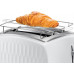 Russell Hobbs 26060-56, 2 slice(s), White, Plastic, Stainless steel, Level, Rotary, 850 W