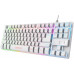GXT 833W Thado Gamingtangentbord TKL RGB Nordisk layout Vit