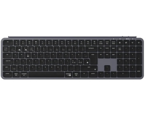 Keychron B6 Pro Ultra-Slim Wireless Keyboard Tri-Mode/Space Grey