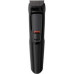 Philips MULTIGROOM Series 3000 MG3711/15, Black, Rectangle, Beard, Ear, Eyebrow, Nose, Stainless steel, Battery, 60 min