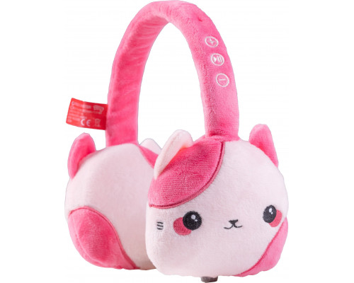 Procaster Kitty Headphone Bluetooth headphones, pink