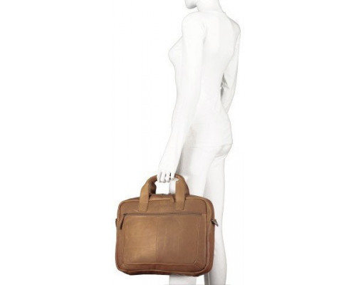 The Chesterfield Brand Calvi 15.6" Laptop Bag, Cognac