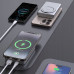 Dudao K28 10000mAh PD 22.5W z MagSafe z metalową obudową i pierścieniem-podstawką - silver
