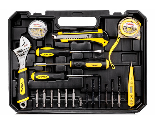 68el. 1/4" z wkrętaką 12V (2 baterie) (5-13mm) (6-kątnych)