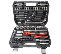 Zestaw kluczy nasadki bity 1/2" 1/4" 82 el.