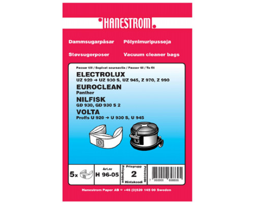 Dammpåsar Nilfisk 5pack VP930