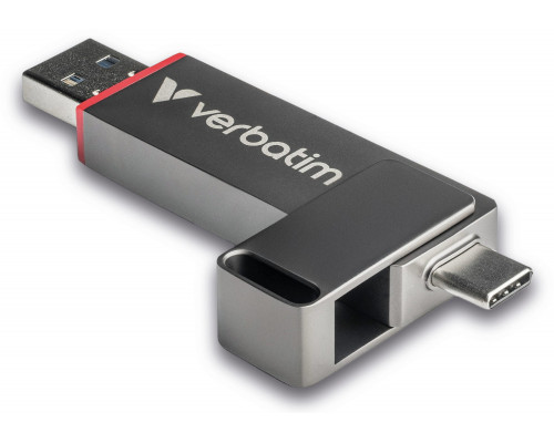 Verbatim Dual QuickStick pamięć USB 512 GB USB Type-A / USB Type-C 3.2 Gen 1 (3.1 Gen 1) Gray