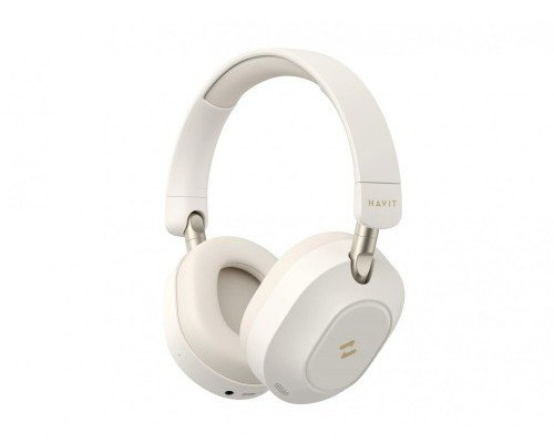 bezprzew. bluetooth Havit H668BT beżowy