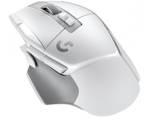 Logitech G G502 X LIGHTSPEED Mouse optical 8 buttons wireless 2.4 GHz USB MAU Logitech LIGHTSPEED receiver white