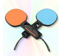 YAXO Handles for Joy-Con TENNIS SET for NS/NS2 Inferno Orange&Hydro Blue