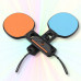 YAXO Handles for Joy-Con TENNIS SET for NS/NS2 Inferno Orange&Hydro Blue