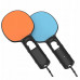 YAXO Handles for Joy-Con TENNIS SET for NS/NS2 Inferno Orange&Hydro Blue