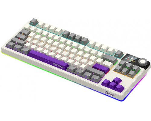 LORGAR KBP70TKLW, Wireless TKL Mechanical Gaming Keyboard Pro, Beige, EN layout