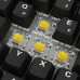 Sharkoon SKILLER SGK50 S3 PBT (schwarz. DE-Layout. Gateron G Pro 3.0 Yellow)