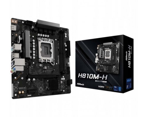 Płyta ASRock H810M-H /H810/DDR5/SATA3/M.2/USB3.0/PCIe4.0/s.1851/mATX