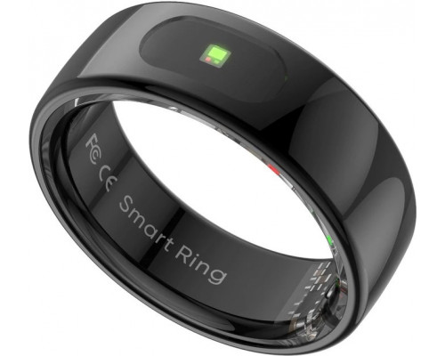 Smart RING PRO black, pomiar stresu, t�tno, monitorowanie snu, roz. 8, Powerton