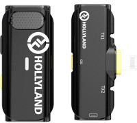 Hollyland Lark C1 Solo iOS wireless microphone system, black