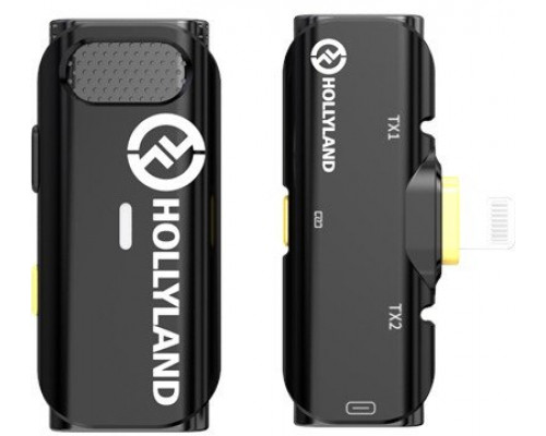 Hollyland Lark C1 Solo iOS wireless microphone system, black