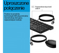 HP 320MK CABLE KB + MOUSE