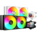 Mars Gaming MLVISION240W Liquid Cooling System with 360º LCD / TDP up to 500W