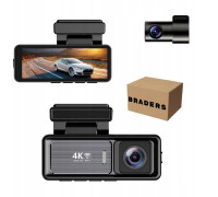 Kamera Car 4K WiFi GPS + Tylna Kamera G-sensor Full Zestaw do Auta
