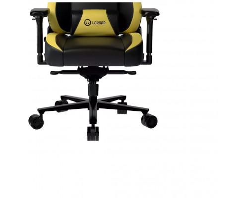 LORGAR Base 311  Gaming chair  PU eco-leather  1.8 mm metal frame  multiblock mechanism  4D armrests  5 Star aluminium base  Class-4 gas lif