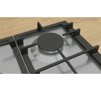 Bosch Serie 6 PCQ7A5I90 płyta kuchenna Stal nierdzewna Wbudowany 75 cm Gaz 5 stref(y)
