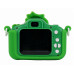 Aparat Cyfrowy 48mp Kamera 1080p Dla Dziecka 5x Gry Mp3 Xrec X2 / Dinozaur Green