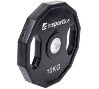 inSPORTline Rubberized load olympic Ruberton 10 kg black (15898)